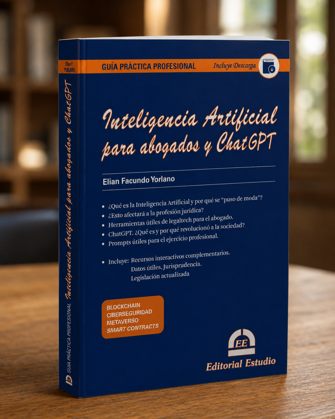 Tapa del libro Inteligencia Artificial para Abogados y ChatGPT